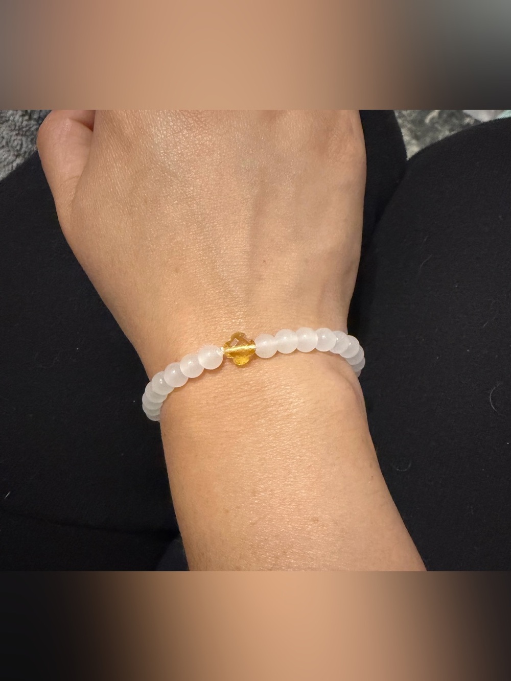 MOONSTONE Beaded Bracelet - Picture 3 of 3